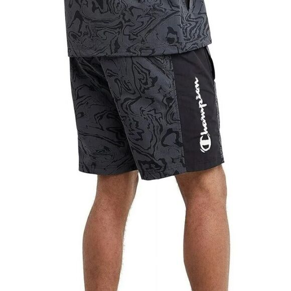 Champion Mens Gray Printed Nylon Casual Shorts NWT - Picture 4 of 7